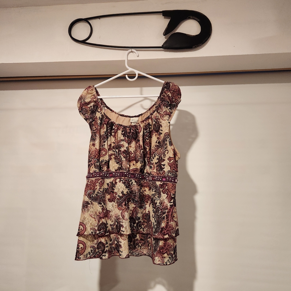 Y2K Venezia Multicolor Paisley Tank Top